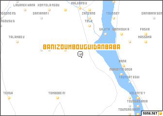 map of Banizoumbou Guidan Baba