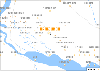 map of Banizumbo
