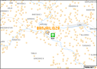 map of Banja Ilidža