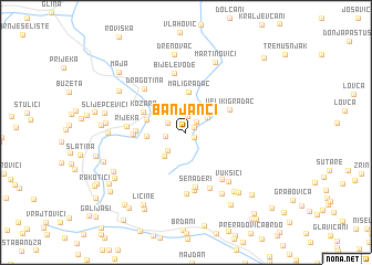 map of Banjanci