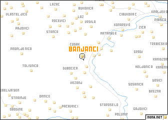 map of Banjanci