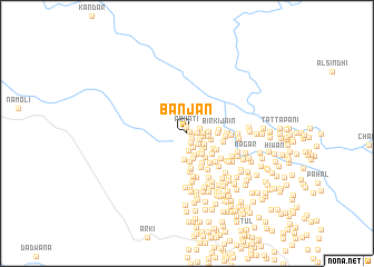 map of Bānjan