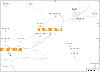 map of Banjarrejo