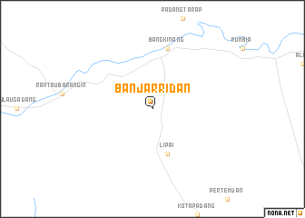 map of Banjarridan