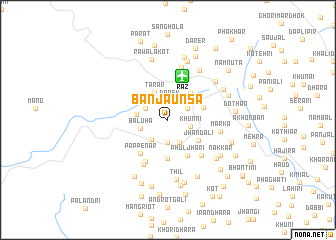 map of Banjaunsa