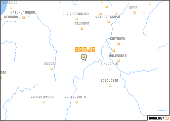 map of Banja