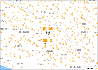 map of Banja