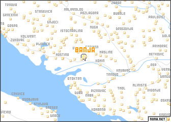 map of Banja