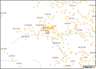 map of Banja