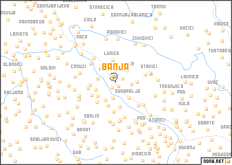 map of Banja