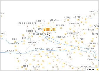 map of Banja