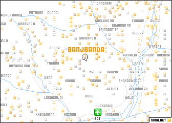 map of Banj Bānda