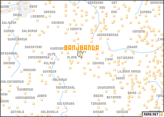 map of Banj Bānda