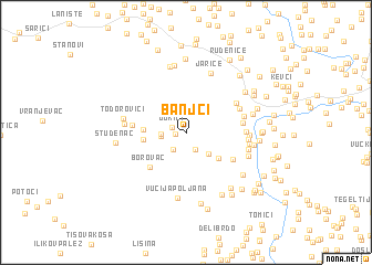 map of Banjci