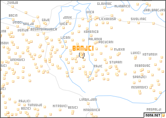 map of Banjci