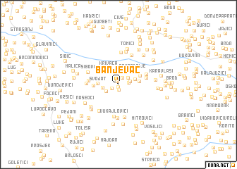 map of Banjevac