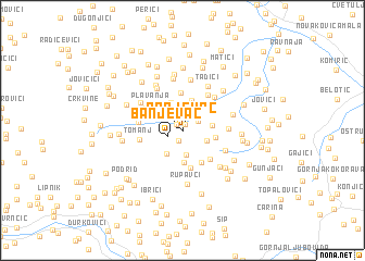 map of Banjevac