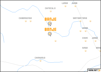 map of Banje