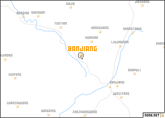 map of Banjiang