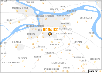 map of Banjica
