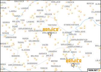 map of Banjica