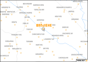 map of Banjiehe