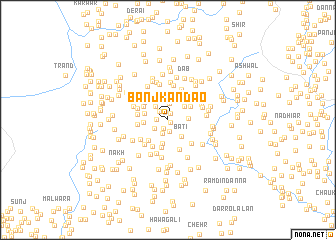map of Banj Kandao