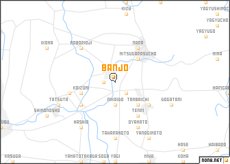 map of Banjō