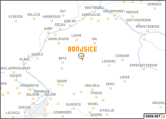 map of Banjšice