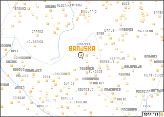 map of Banjska