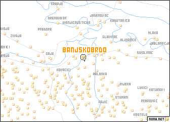 map of Banjsko Brdo