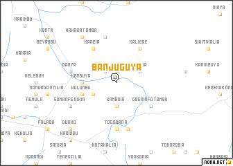 map of Banjuguya