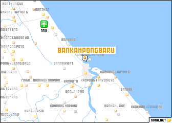 map of Ban Kam Pong Ba Ru