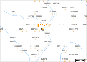 map of Bản Kam