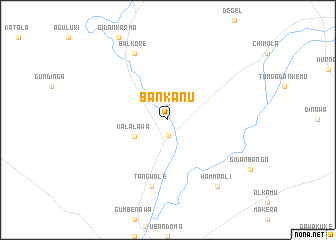 map of Bankanu