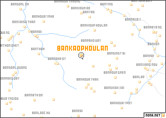 map of Ban Kao-Phoulan