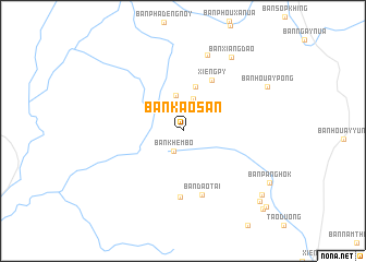 map of Ban Kaosan