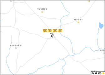 map of Bankāpur