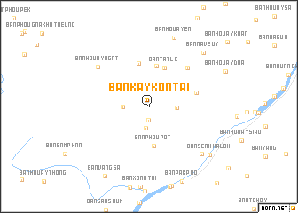 map of Ban Kaykon-Tai