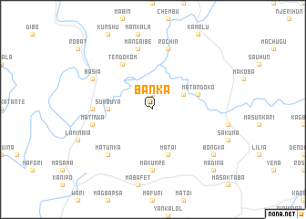 map of Banka