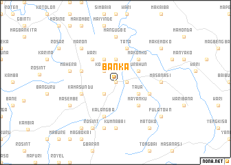 map of Banka