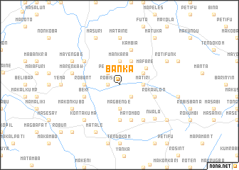 map of Banka