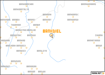 map of Ban Kdiel