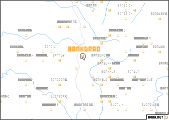 map of Ban Kdrao