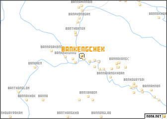 map of Ban Kèngchék