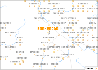 map of Ban Kèngdôm