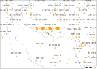 map of Ban Kèngkhai