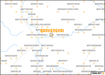 map of Ban Kèngmai
