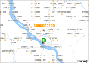 map of Ban Kèngsan