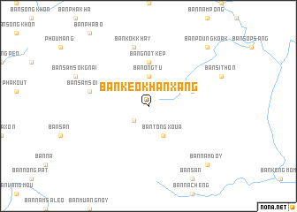 map of Ban Kèokhanxang